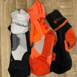 3 pairs of Nike Elite and Hyper Elite socks